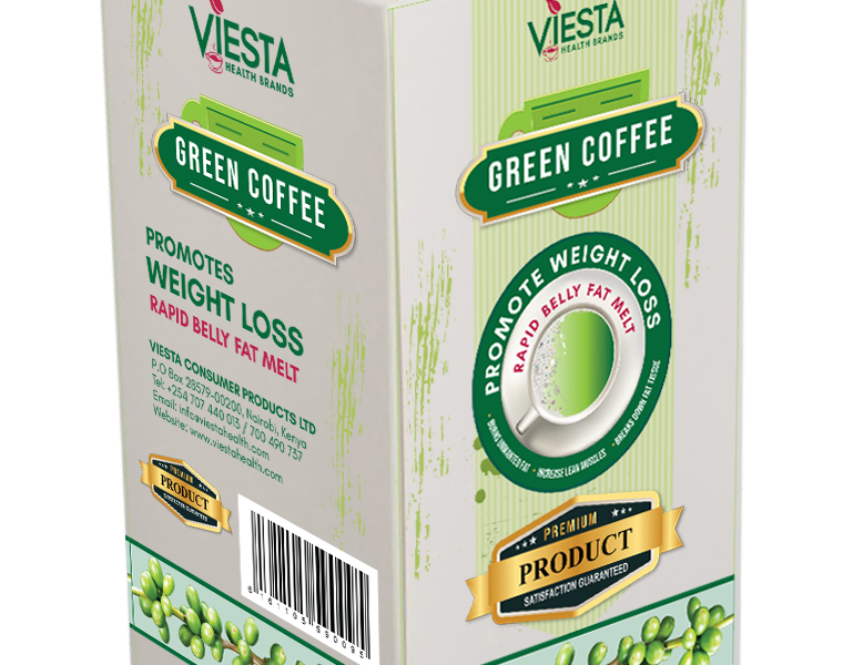 GREEN COFFEE BOX